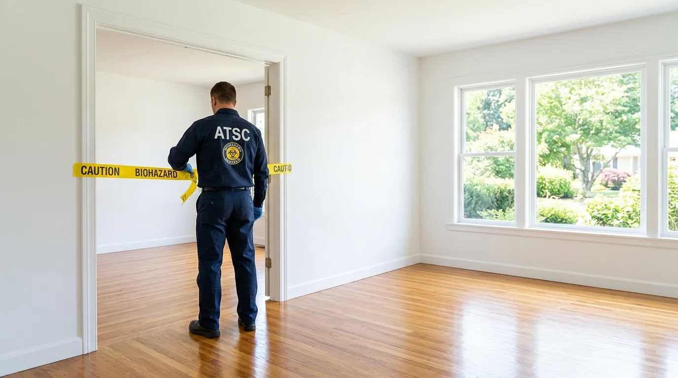 Certified biohazard cleanup crew performing Decomposition Cleanup in Kaka'ako